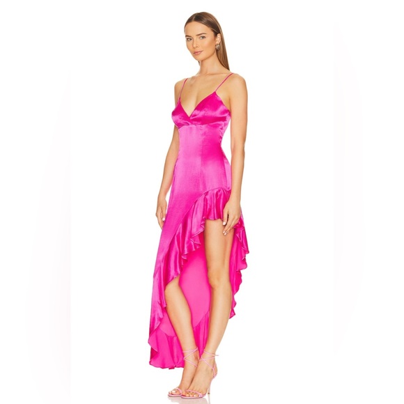 🛍️ NWT Bardot Ember Midi Dress in Pop Pink - Picture 3 of 4